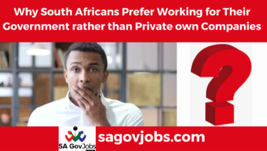 Reasons why some South Africans may prefer working for the government: