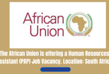 The African Union is offering a Human Resources Assistant (PAP) Job Vacancy. Location: South Africa